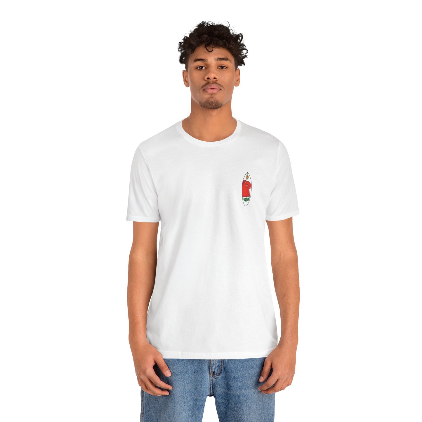 Ian Rush Surf T-Shirt (Unisex) - Wales 90s Kit Football Shirt (Double Sided)