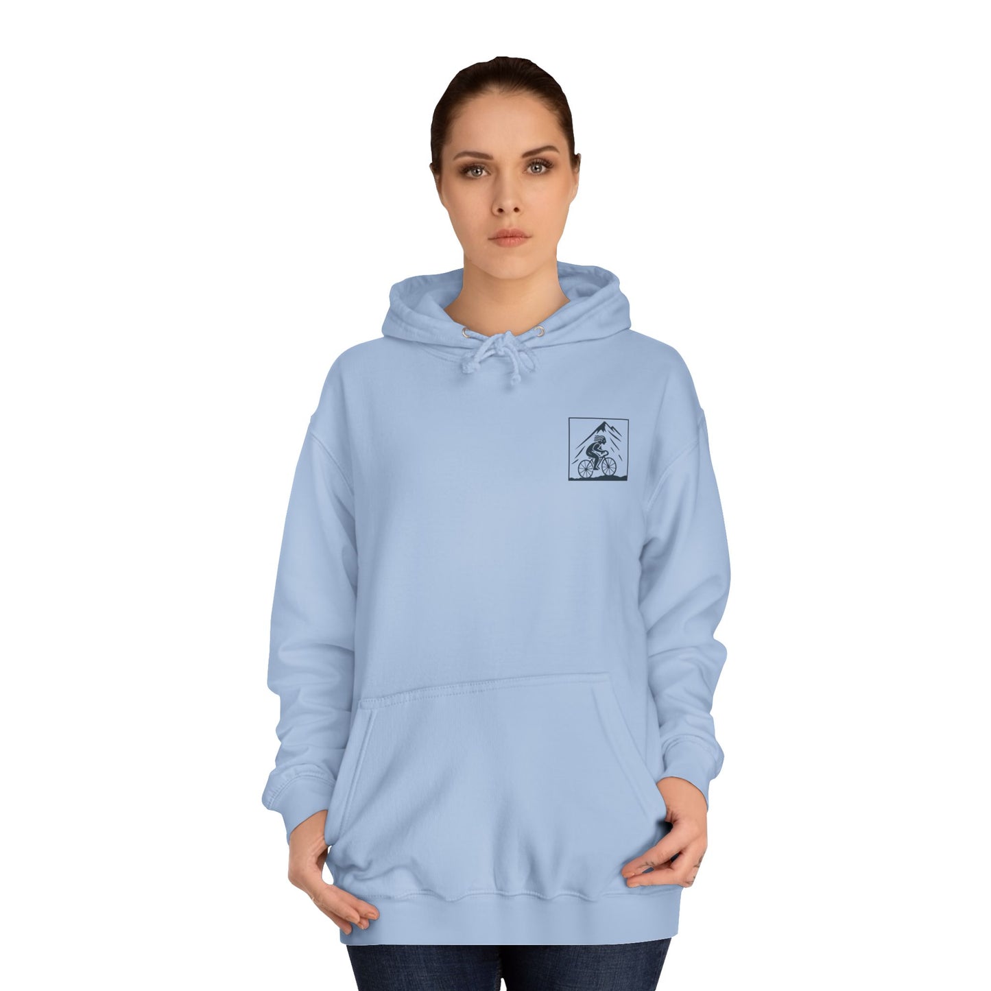 North Wales Cycling Unisex Hoodie -  'Barod Am y Daith' (Double Sided)