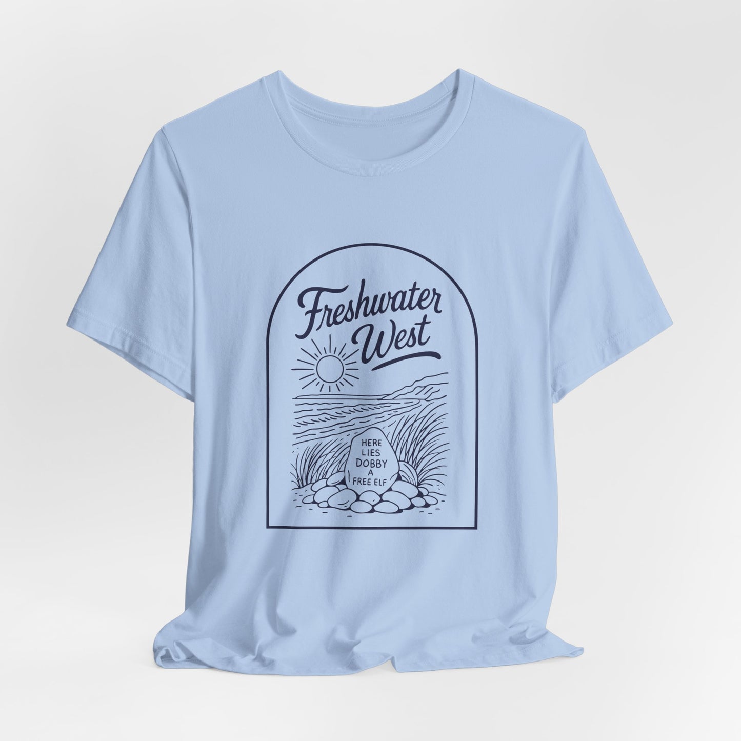 Freshwater West Unisex Tee - Dobby's Grave Harry Potter Graphic T-Shirt