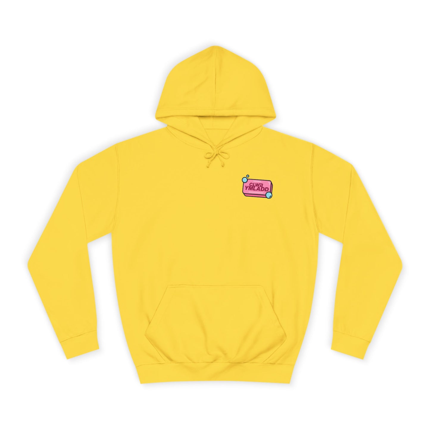 Retro Fight Club Hoodie - 'Clwb Ymladd'