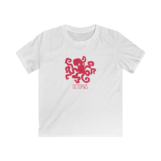 'Octopws' Welsh Kids Tee - Octopus Tee