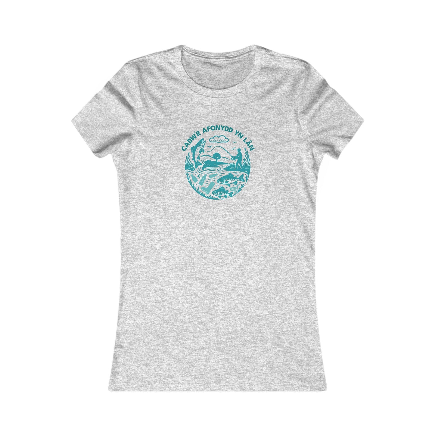 Women's Conservation Tee — 'Cadw'r Afonydd Yn Lan'