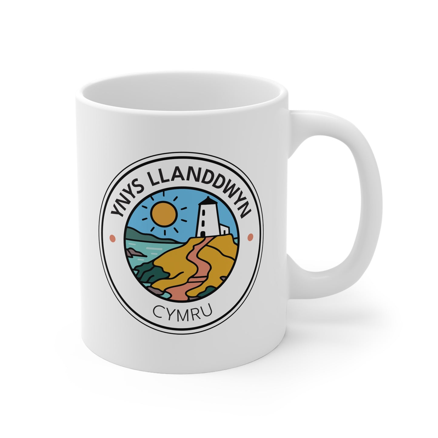 Ynys Llanddwyn Mug — Minimalist Style