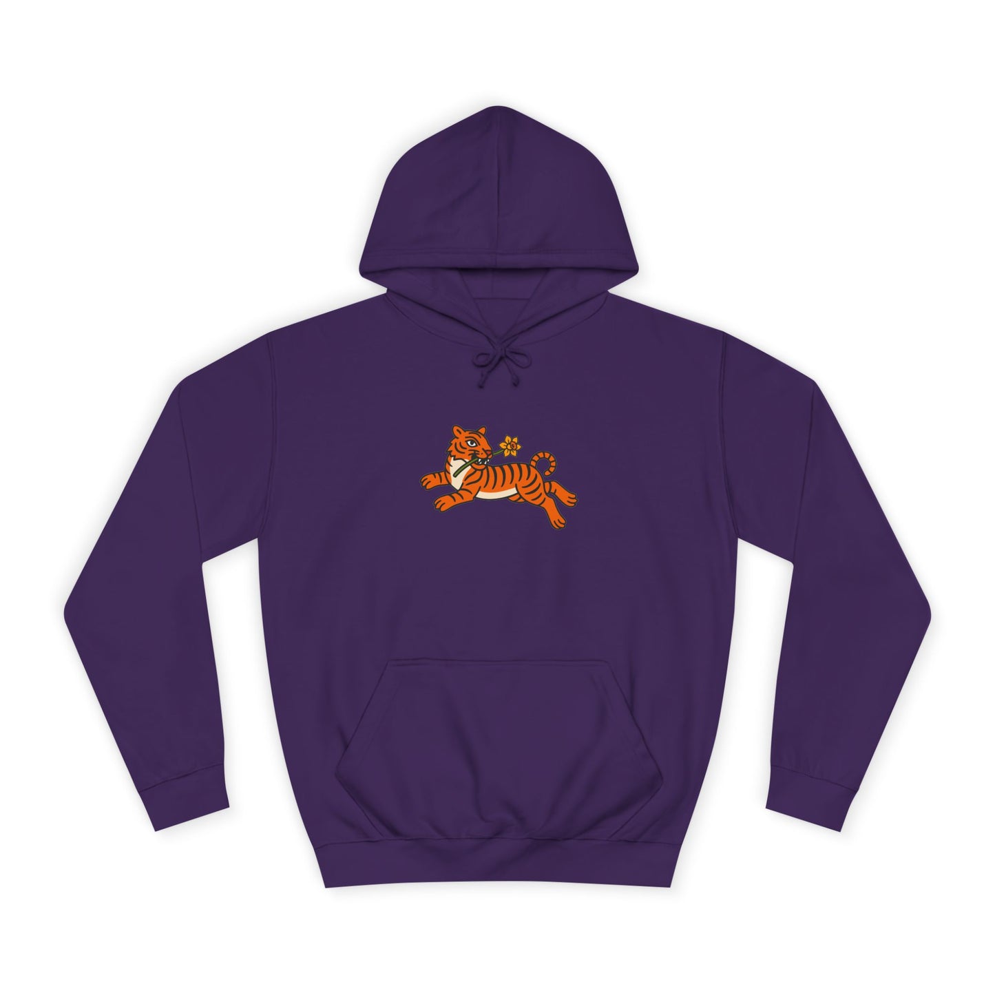 Vintage Tiger & Daffodil Unisex Hoodie