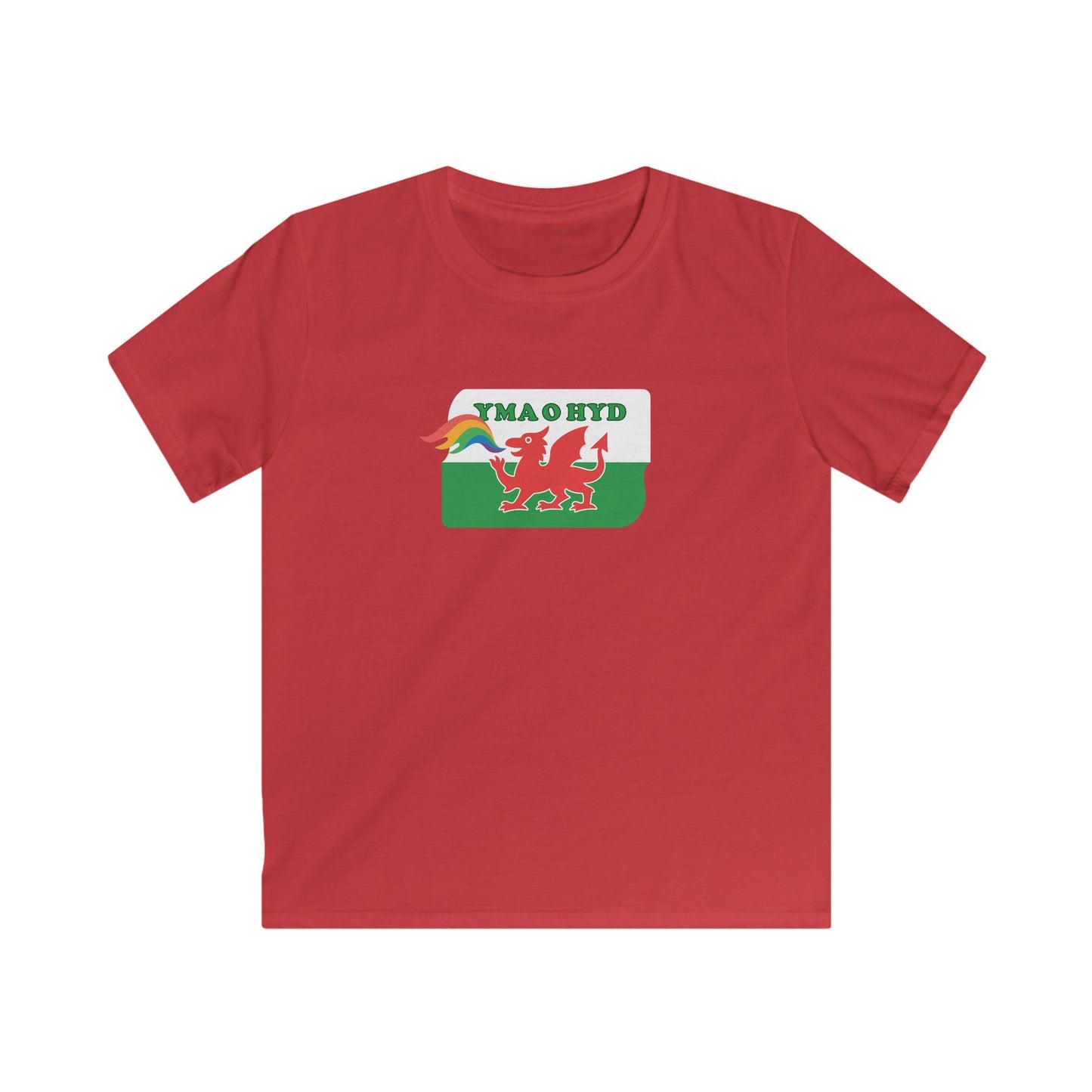 Kids "Yma O Hyd" Dragon Rainbow Tee