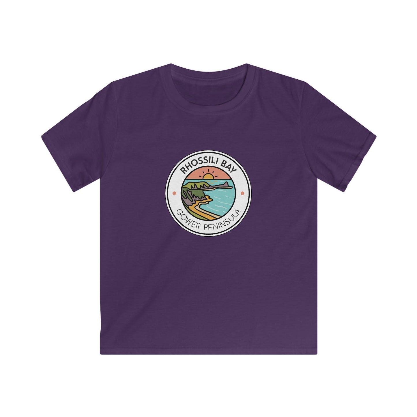 Kids 'Rhossili Bay' Vintage T-Shirt