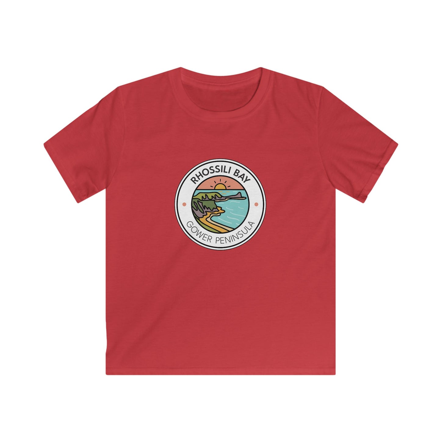 Kids 'Rhossili Bay' Vintage T-Shirt