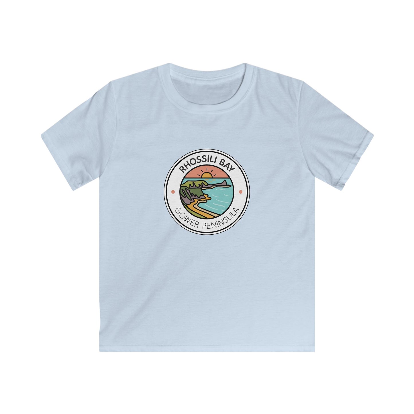 Kids 'Rhossili Bay' Vintage T-Shirt