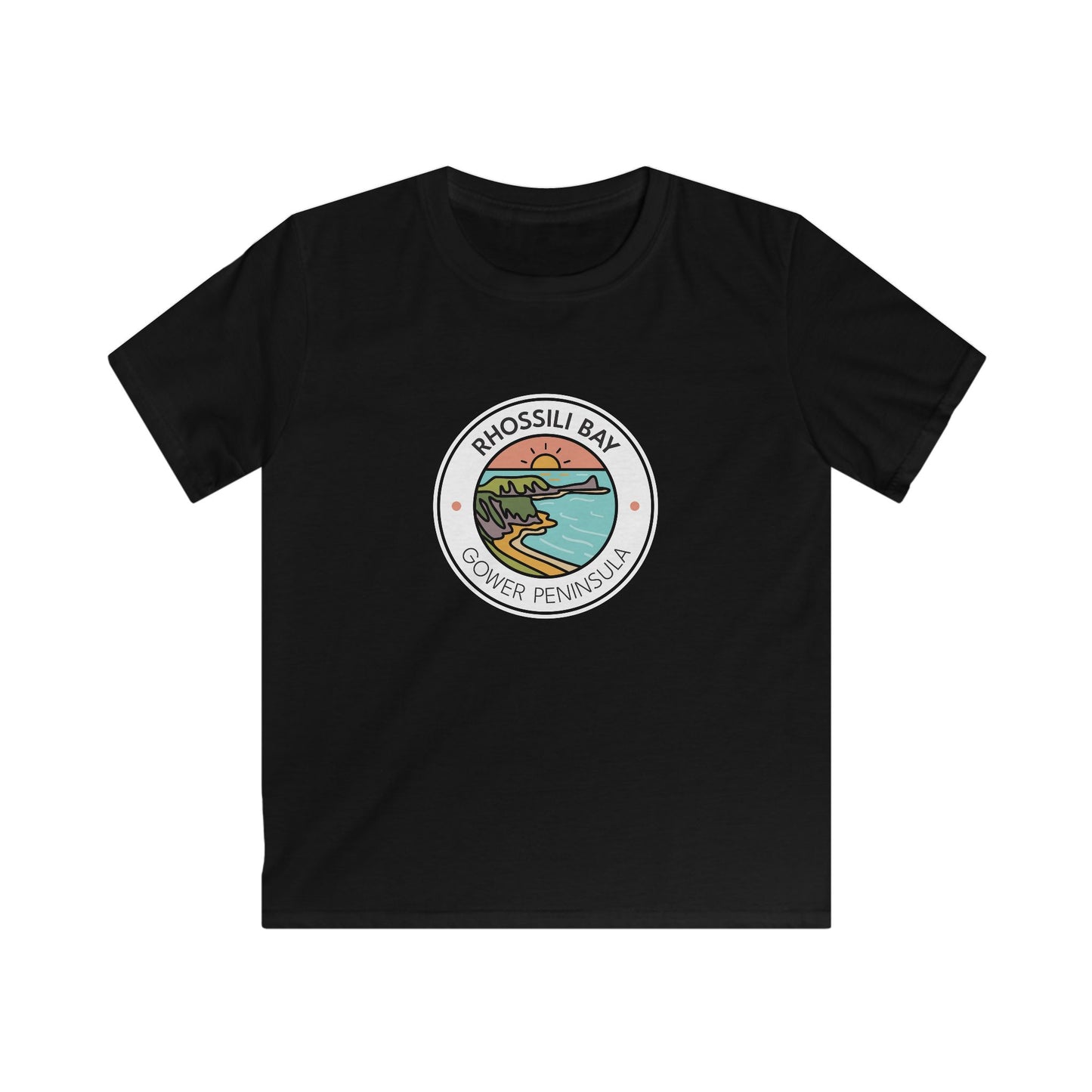 Kids 'Rhossili Bay' Vintage T-Shirt