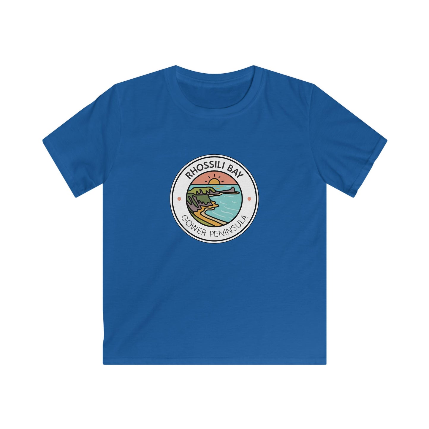 Kids 'Rhossili Bay' Vintage T-Shirt