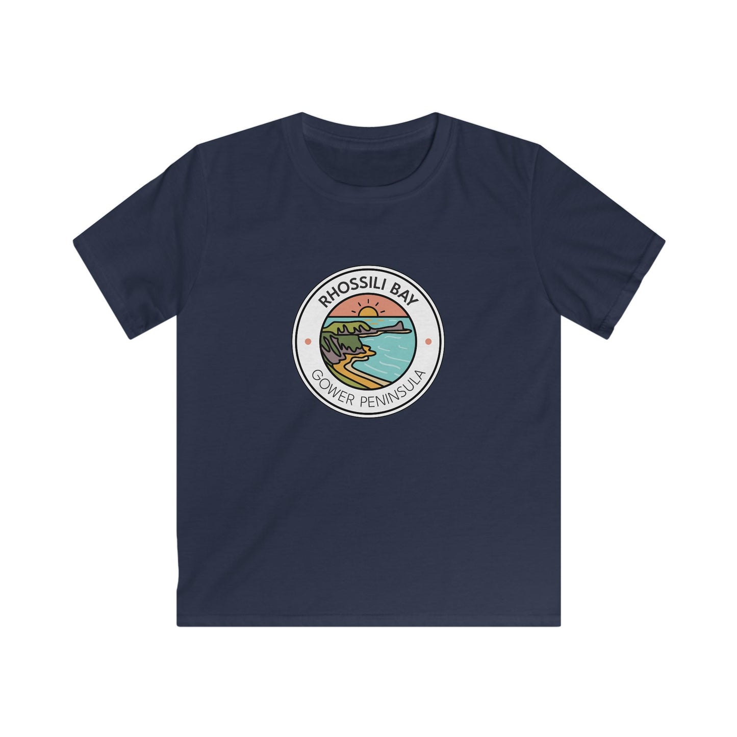 Kids 'Rhossili Bay' Vintage T-Shirt