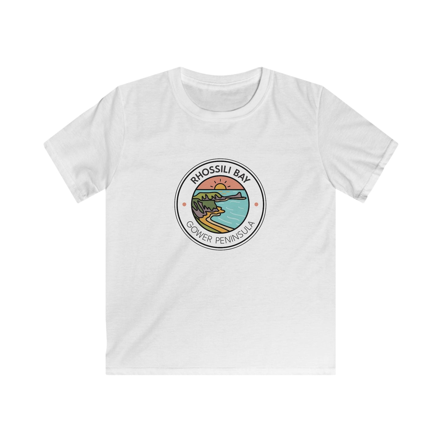 Kids 'Rhossili Bay' Vintage T-Shirt