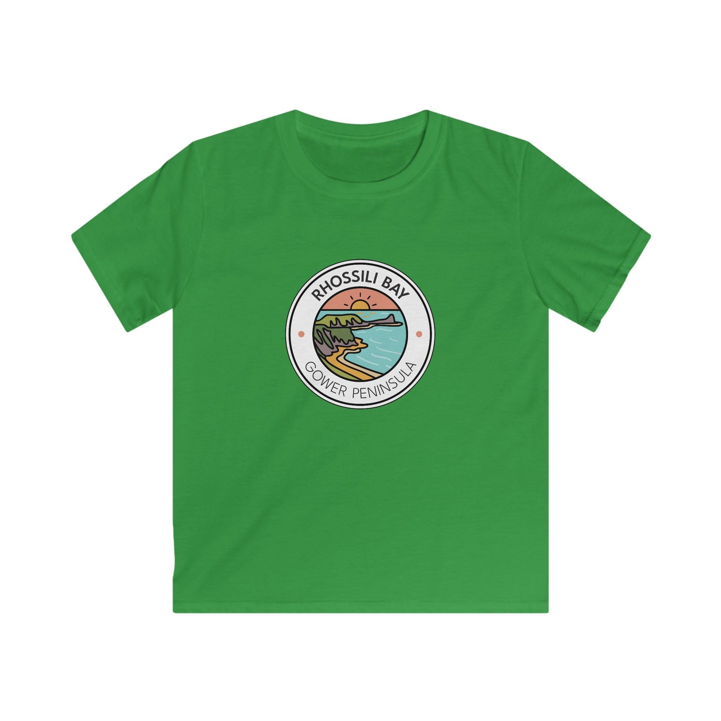 Kids 'Rhossili Bay' Vintage T-Shirt
