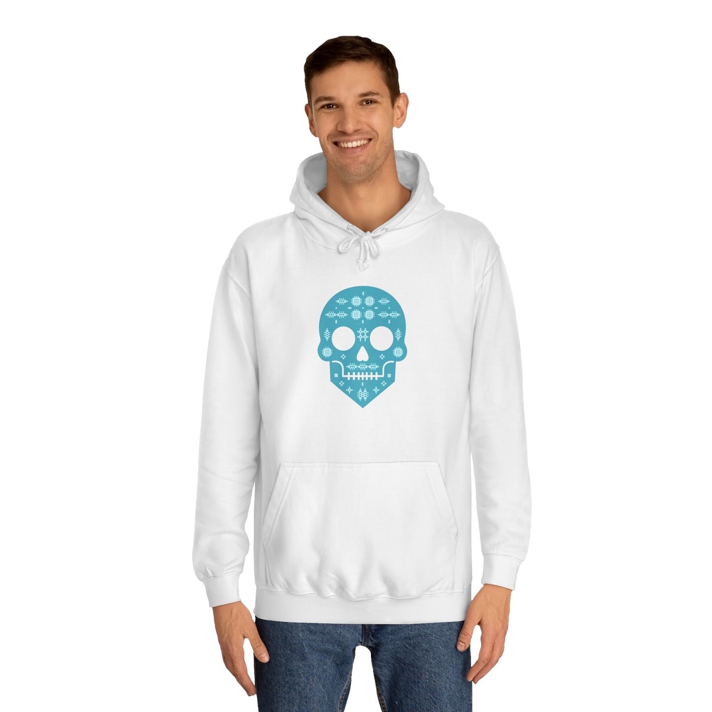 Day of the Dead Welsh Tapestry Skull Hoodie (Unisex)