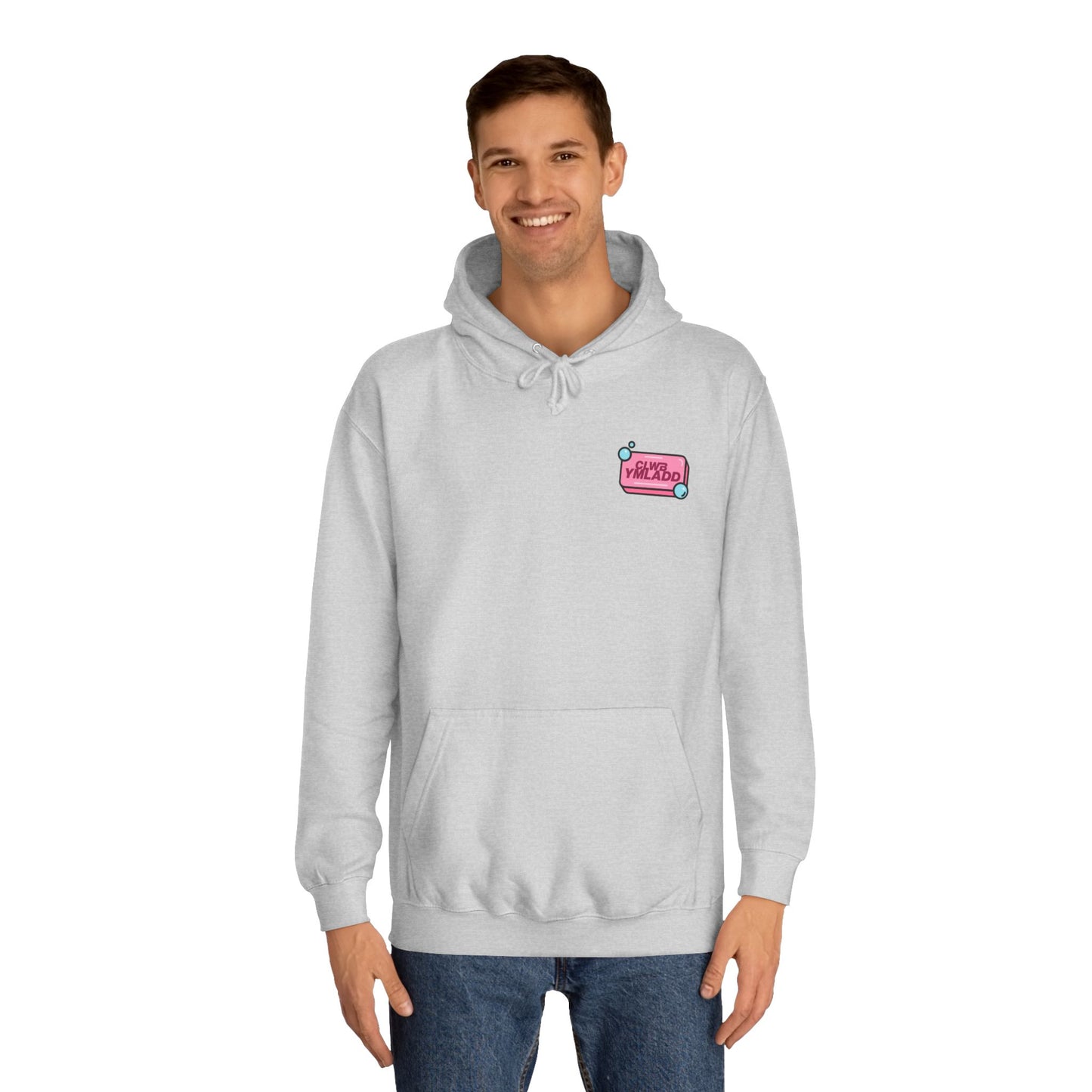 Retro Fight Club Hoodie - 'Clwb Ymladd'