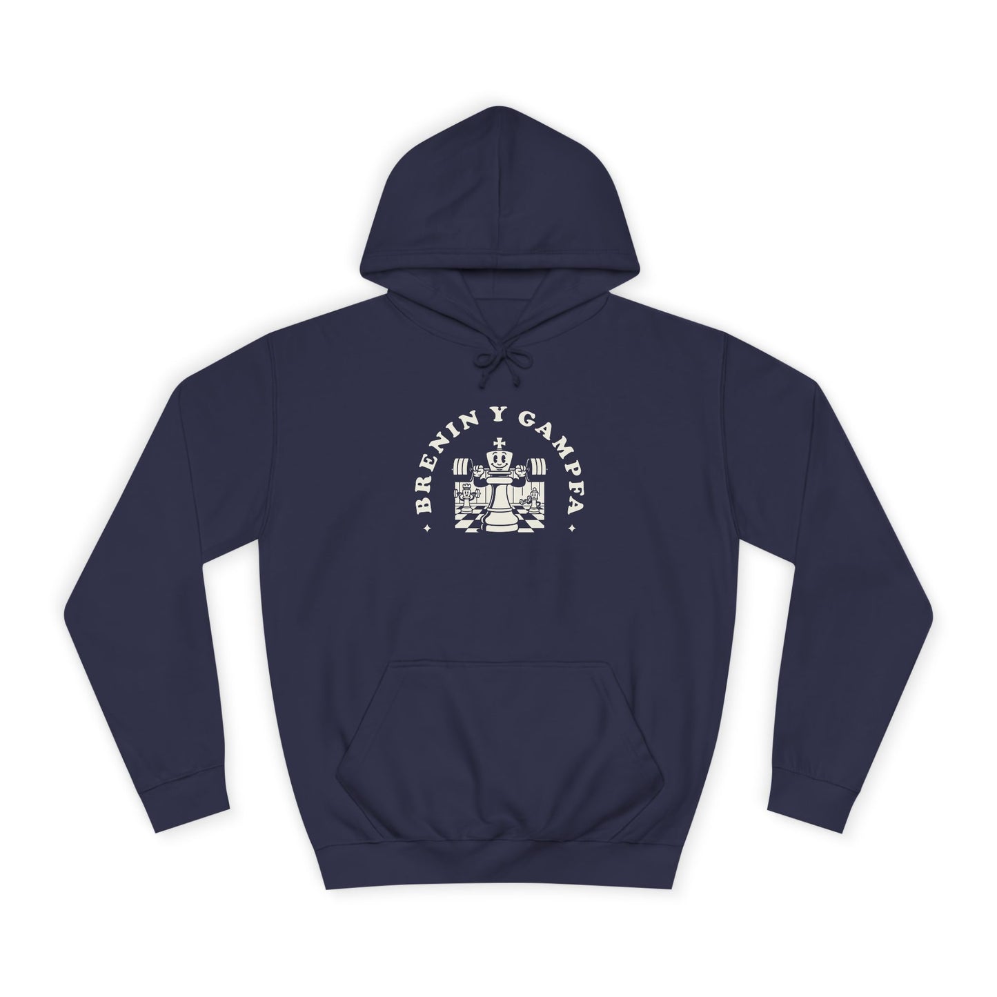 'King Of The Gym' Welsh Unisex Hoodie - 'Brenin y Gampfa'