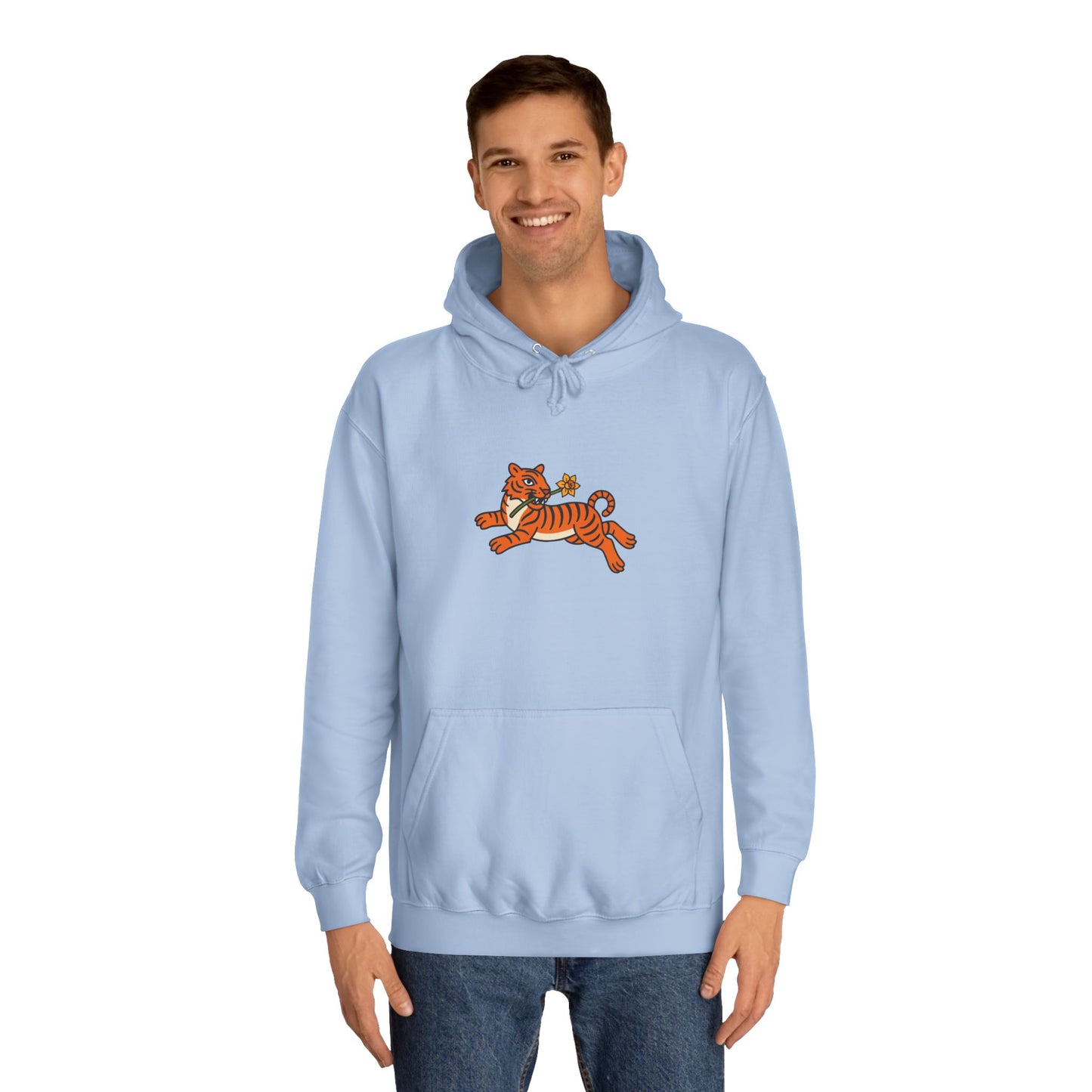 Vintage Tiger & Daffodil Unisex Hoodie