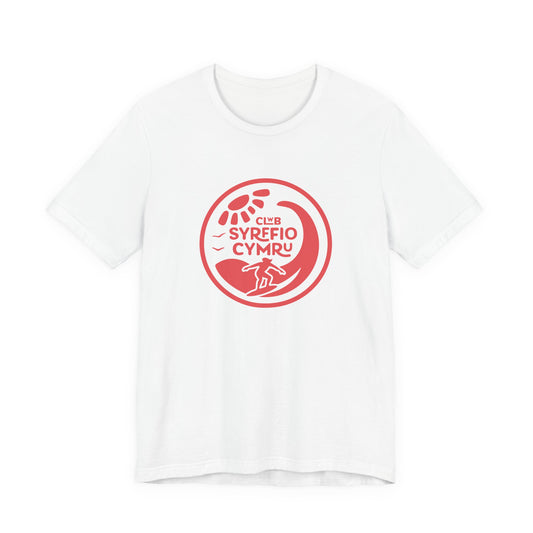 'Clwb Syrffio Cymru' Unisex T-Shirt - Welsh Surf Club Logo Tee