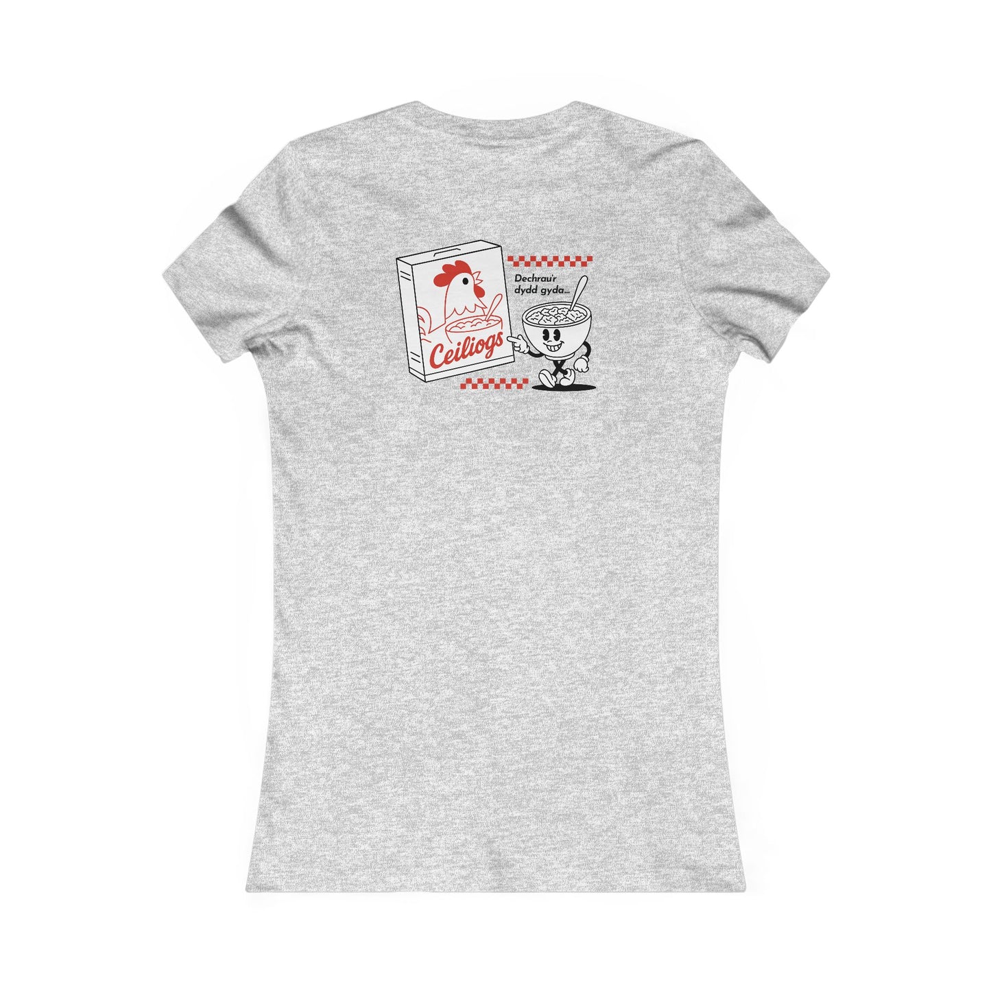 Women's Retro Cereal Tee - 'Ceiliogs'
