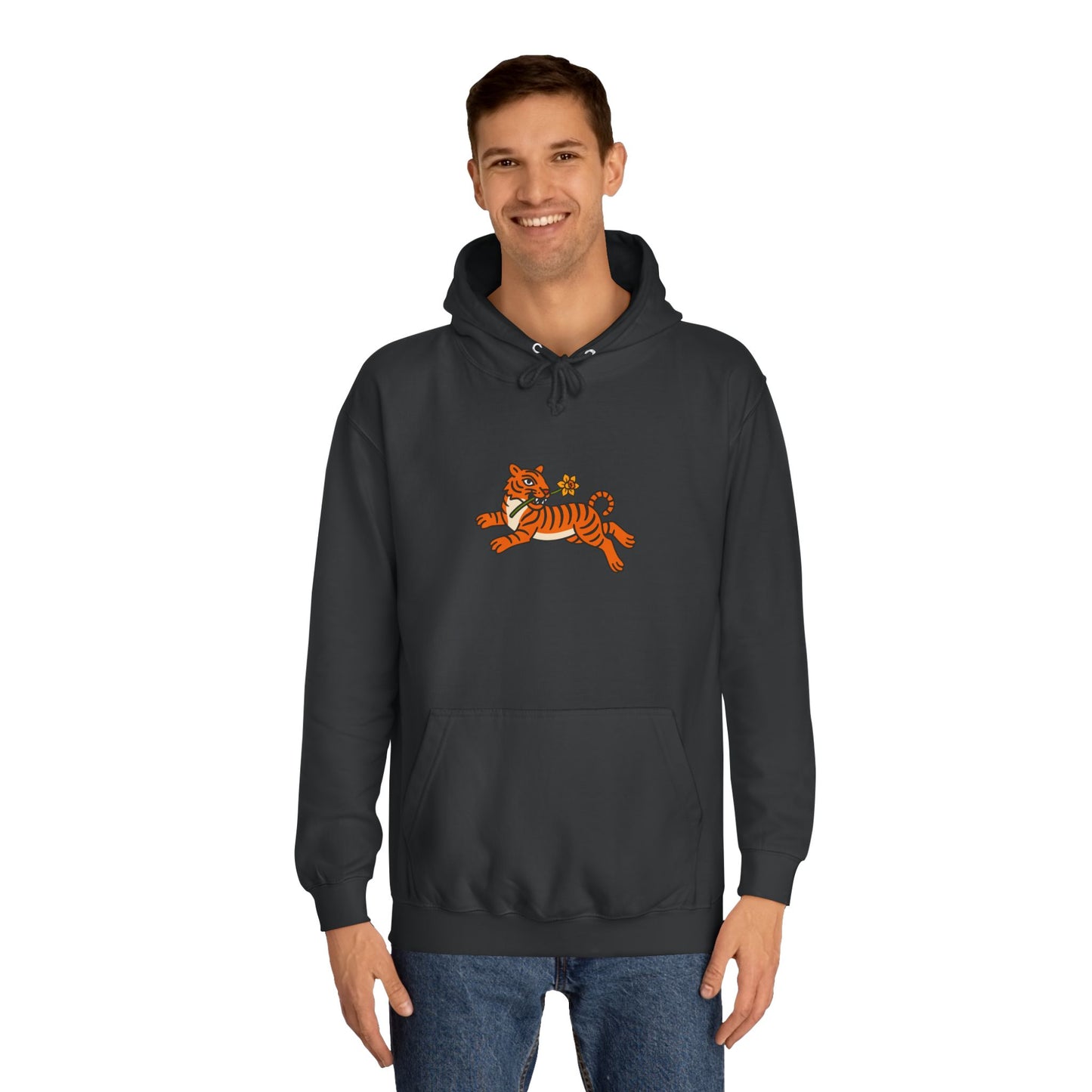 Vintage Tiger & Daffodil Unisex Hoodie