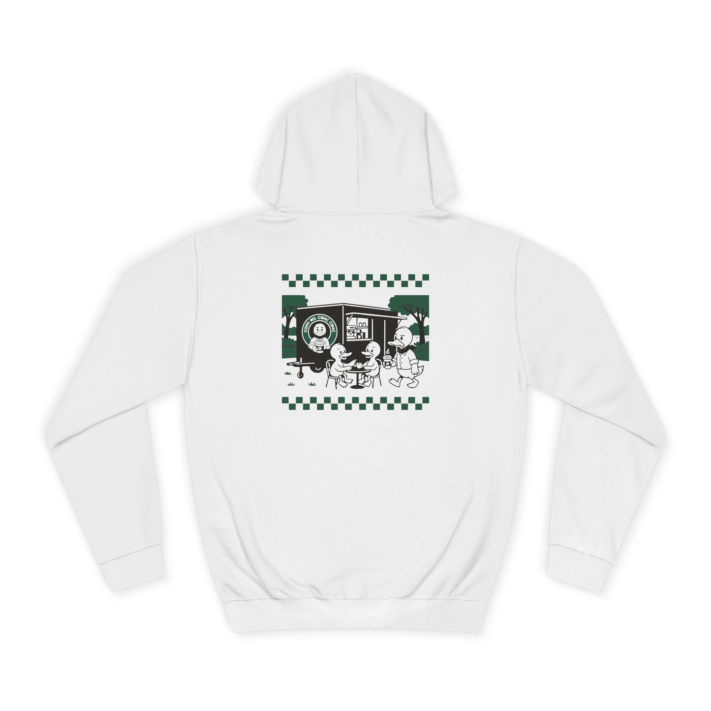 'Coffi Wil Cwac Cwac' Retro Hoodie