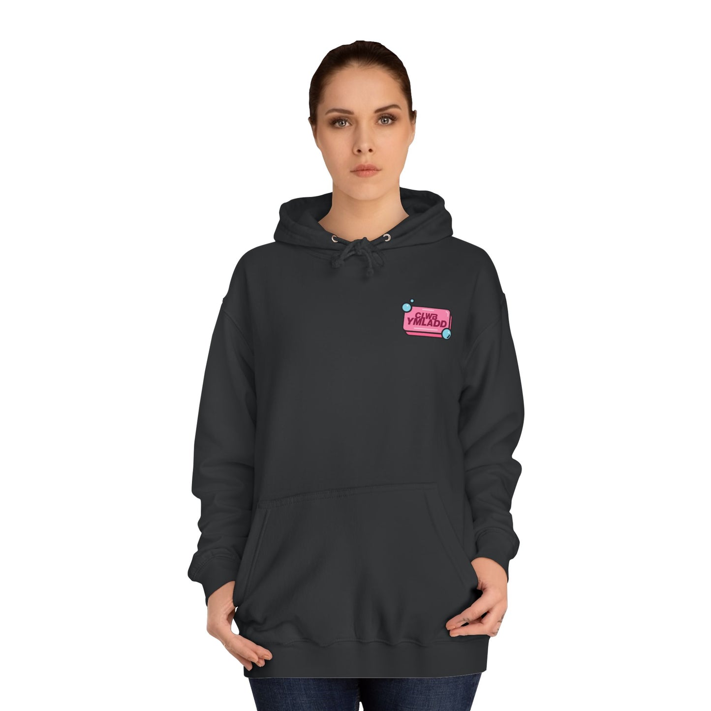 Retro Fight Club Hoodie - 'Clwb Ymladd'