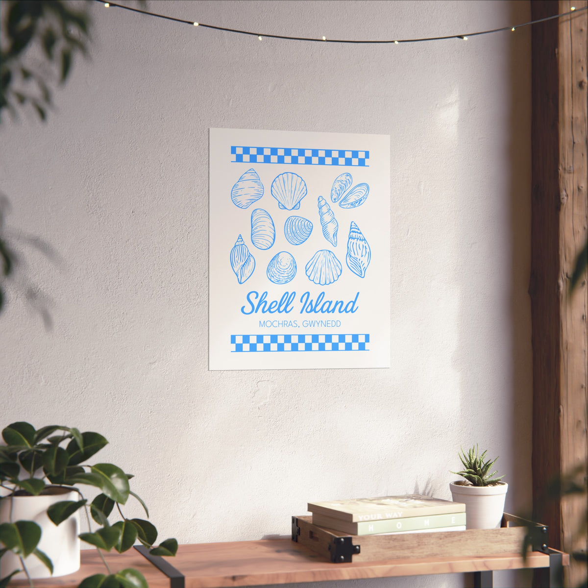 Shell Island Fine Art Poster - Coastal Beach Print (Mochras, Gwynedd)