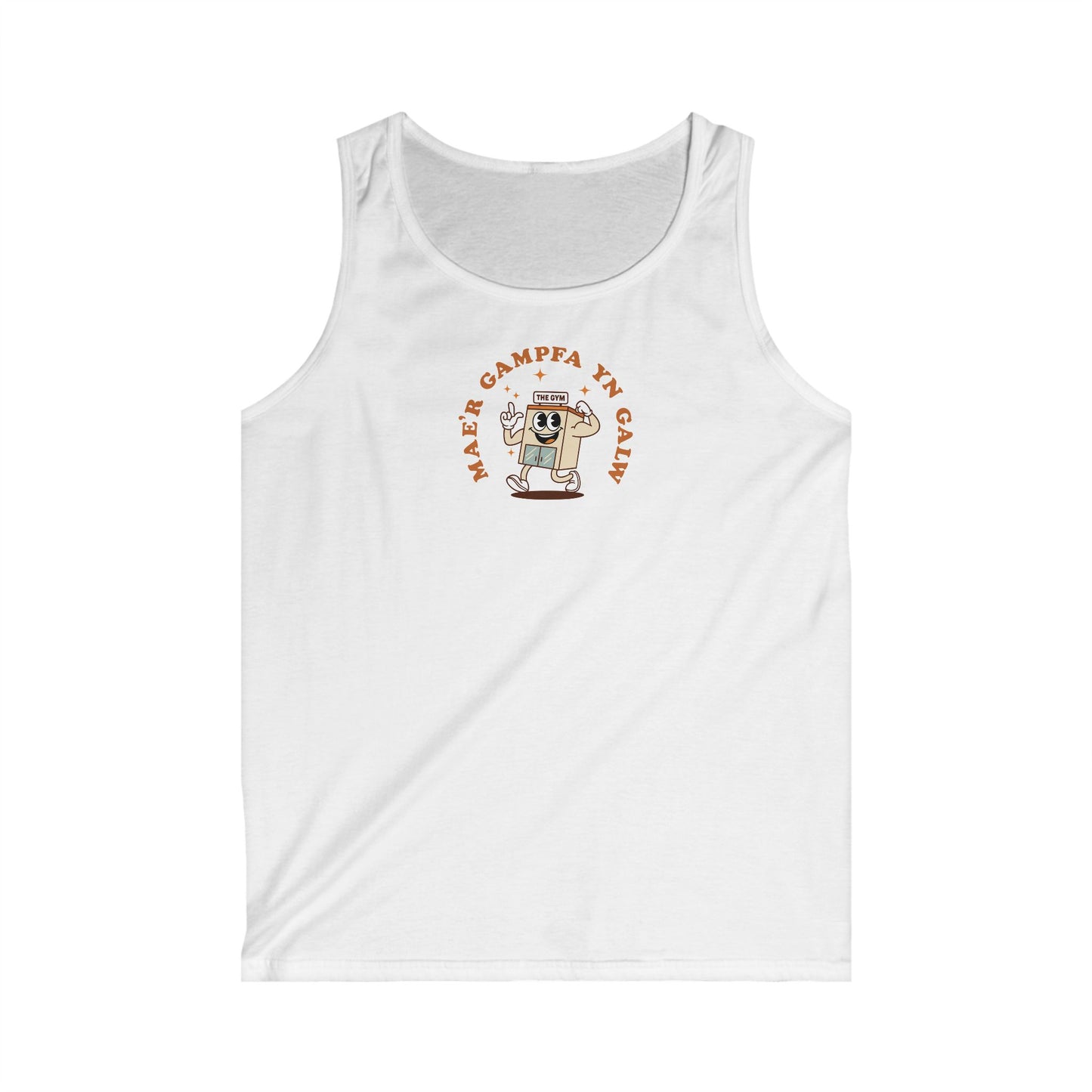 “Mae'r Gampfa Yn Galw” Mens Vest — The Gym Is Calling