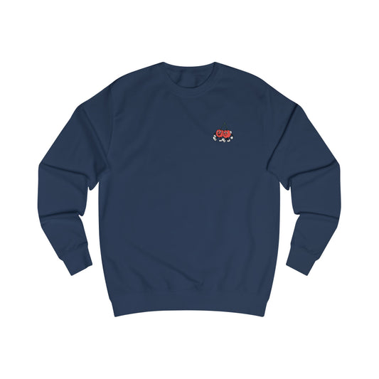 Retro Cherry Unisex Sweatshirt - 'Ceirios Trelew, Patagonia' (Double Sided)
