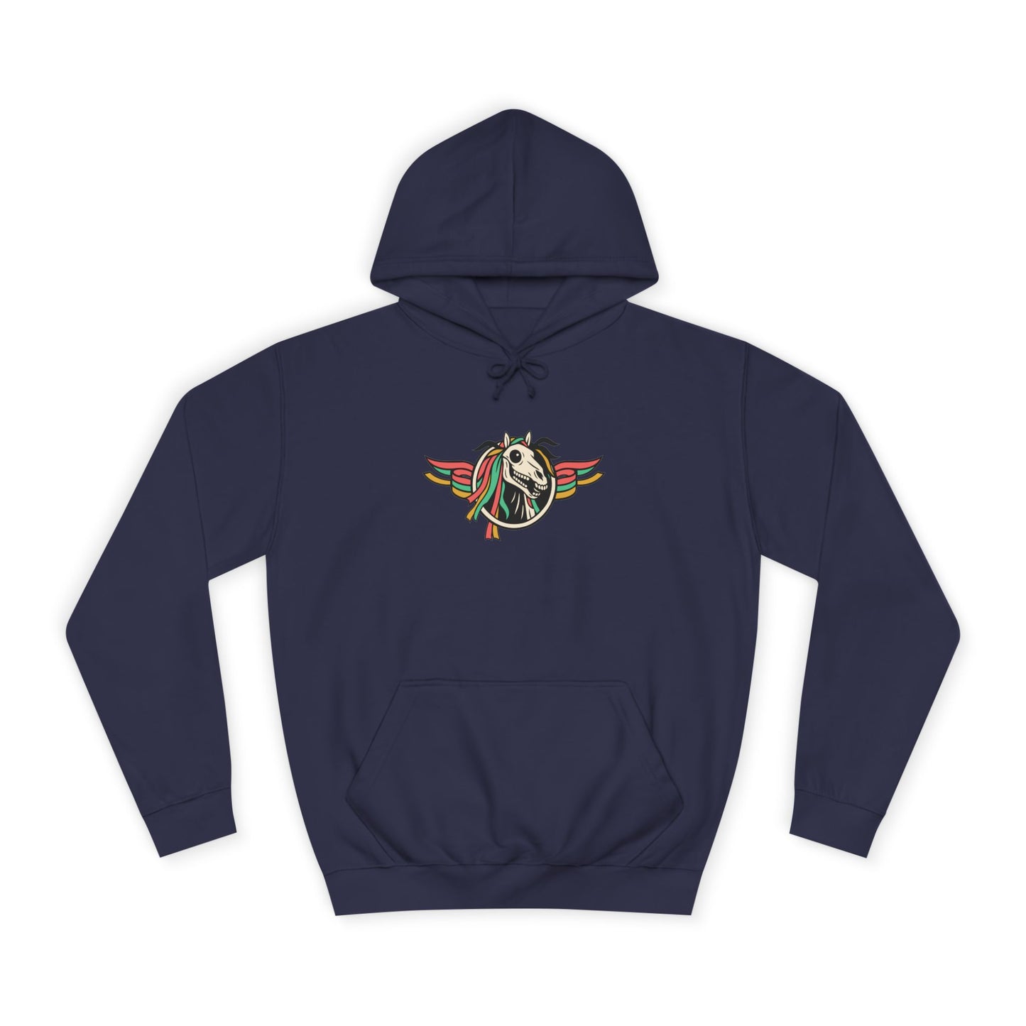 Mari Lwyd Unisex Horse Skull Hoodie