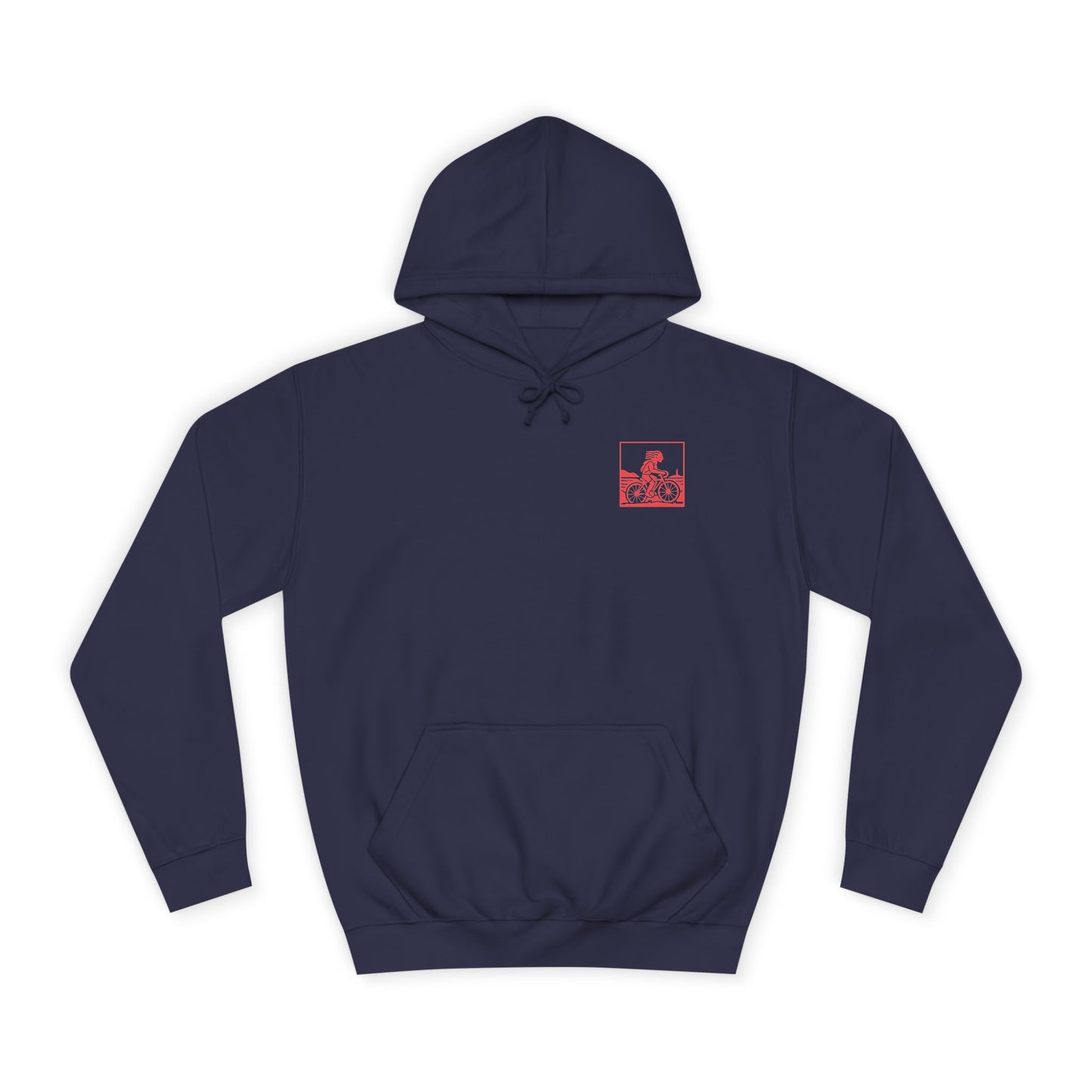 West Wales Cycling Unisex Hoodie - 'Barod Am Y Daith' (Double Sided)
