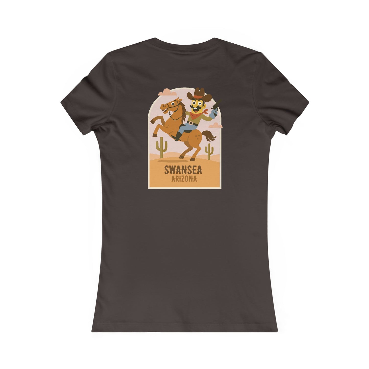 Women's Swansea Arizona Cowboy Tee - Western Double Sided Shirt