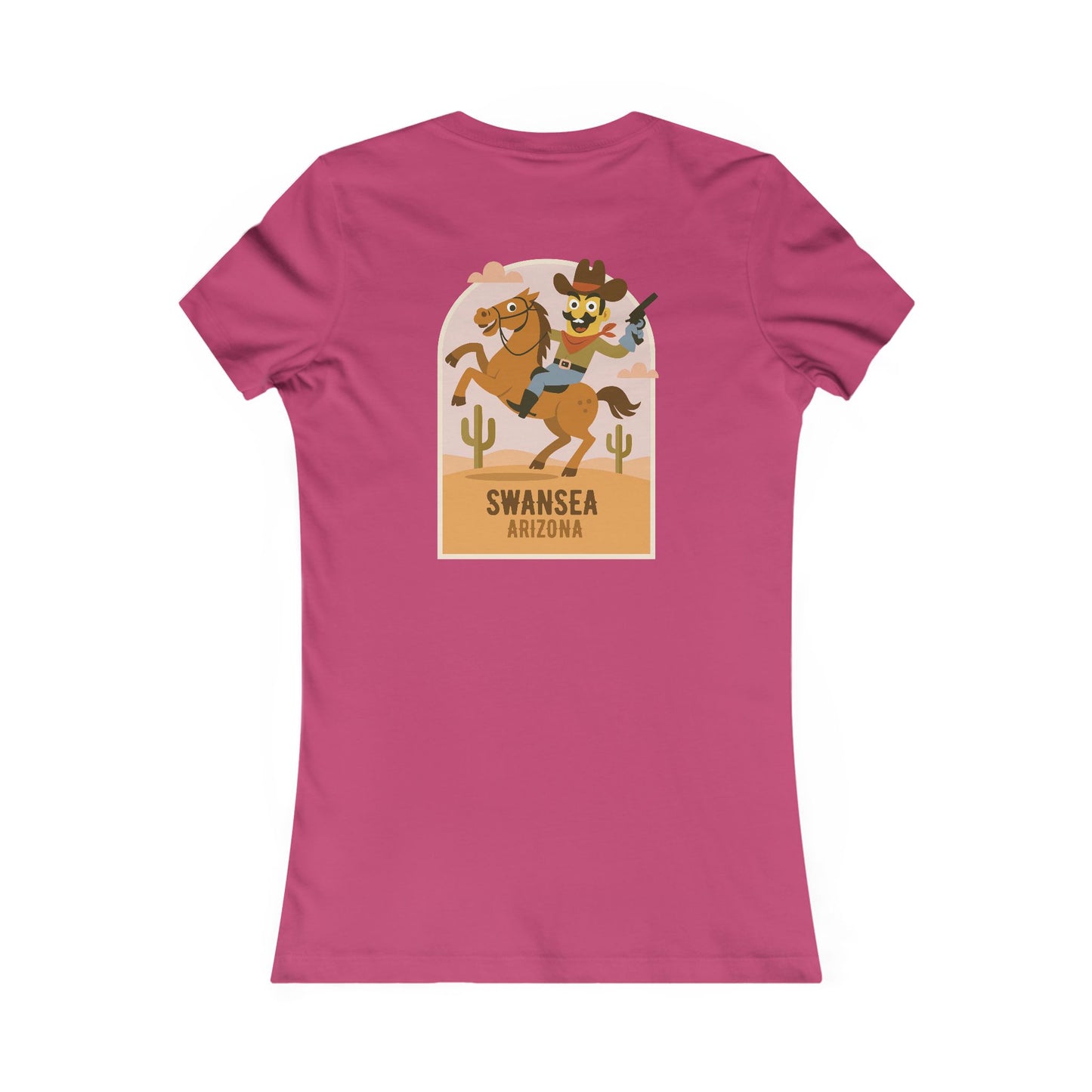 Women's Swansea Arizona Cowboy Tee - Western Double Sided Shirt
