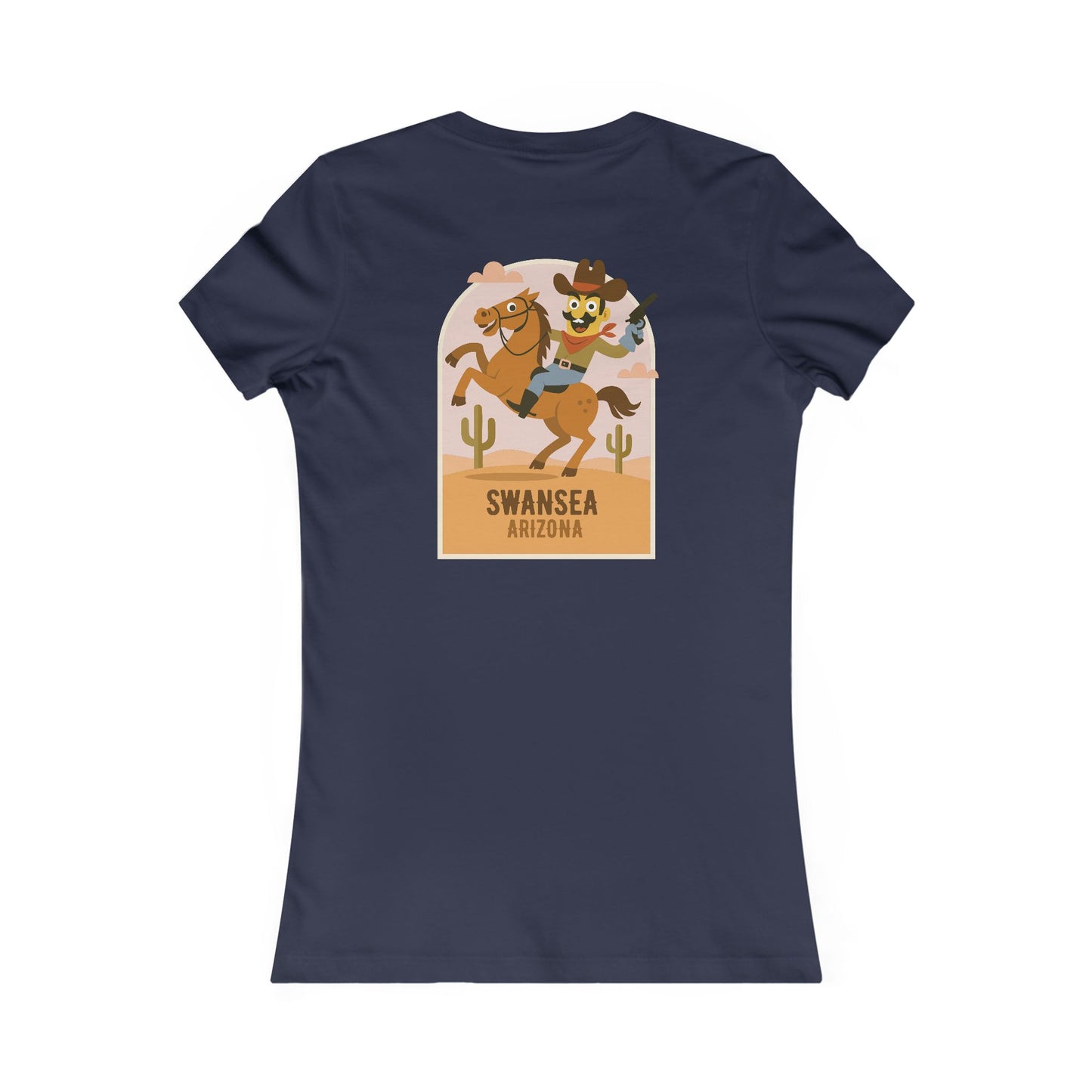 Women's Swansea Arizona Cowboy Tee - Western Double Sided Shirt