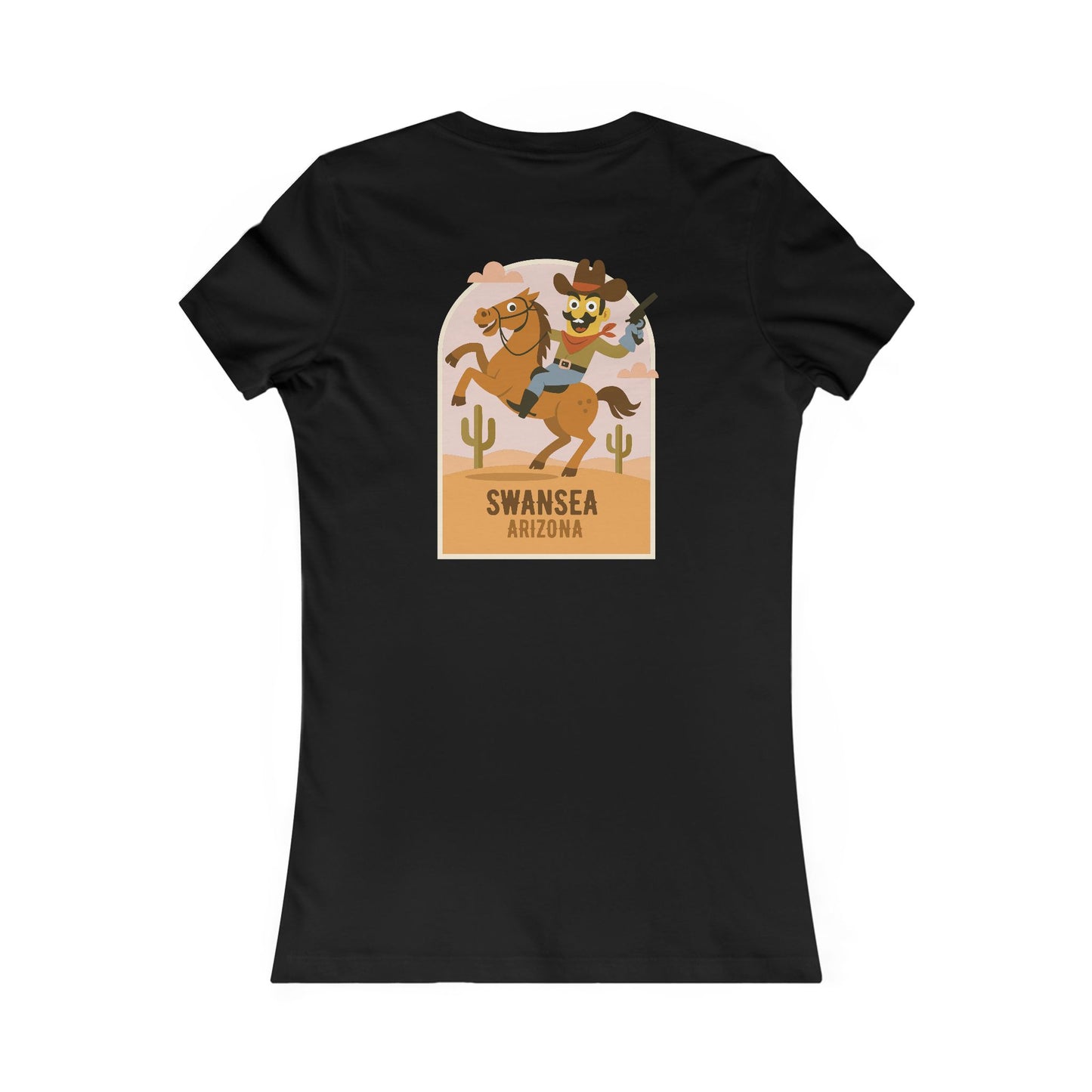 Women's Swansea Arizona Cowboy Tee - Western Double Sided Shirt