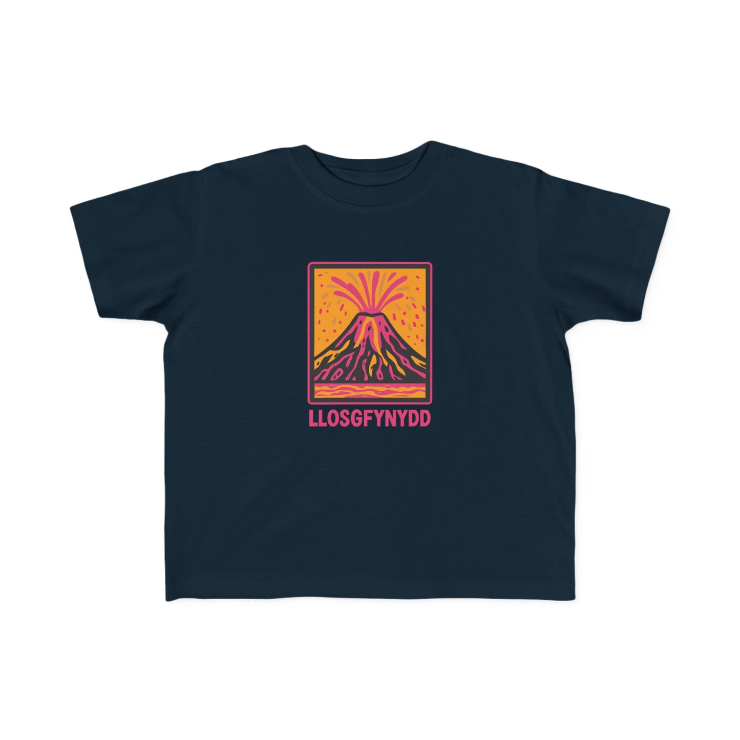Toddler Volcano T-Shirt - 'Llosgfynydd'