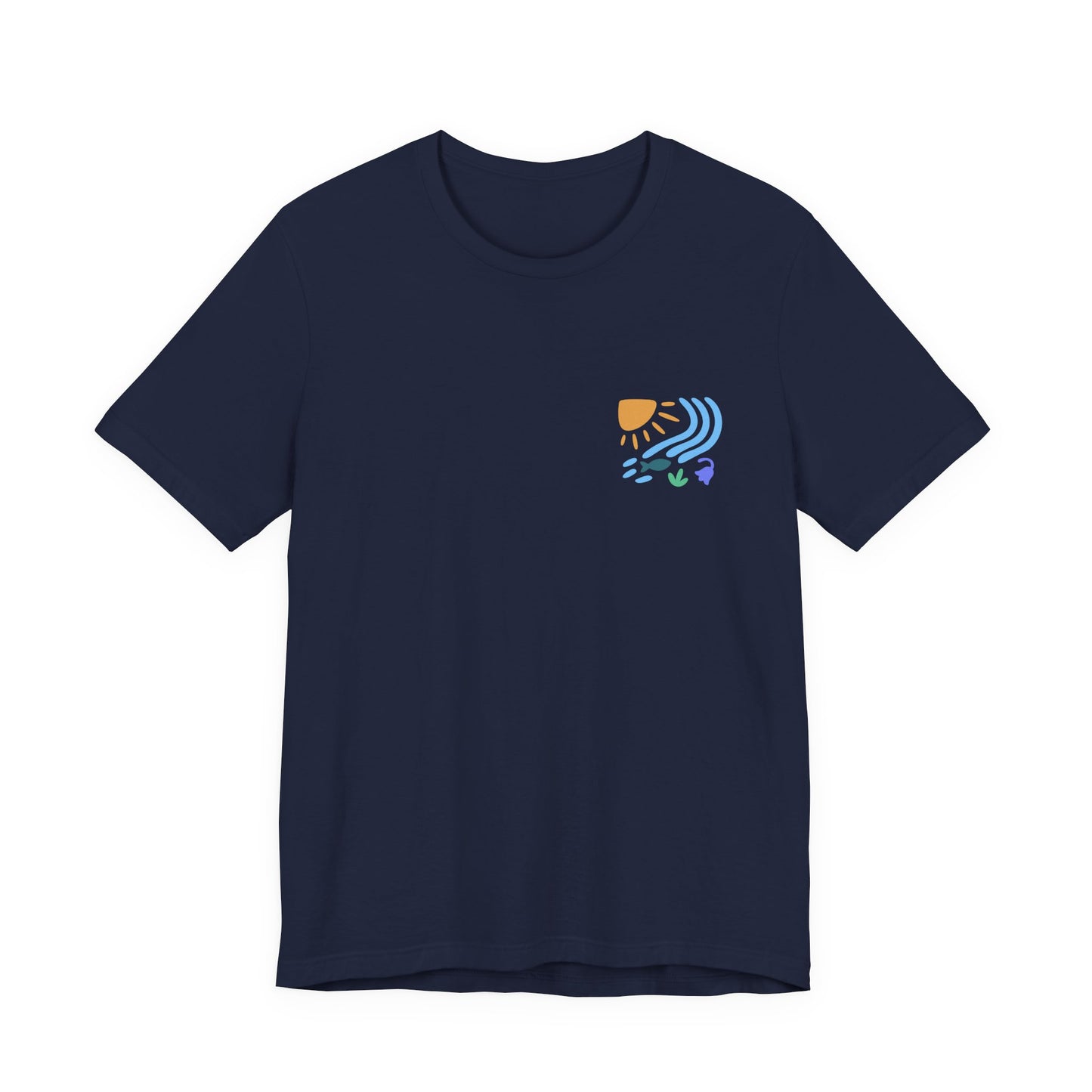 'Glan-y-Nant' Riverside Graphic Tee (Unisex) — Nature Scenic T‑Shirt