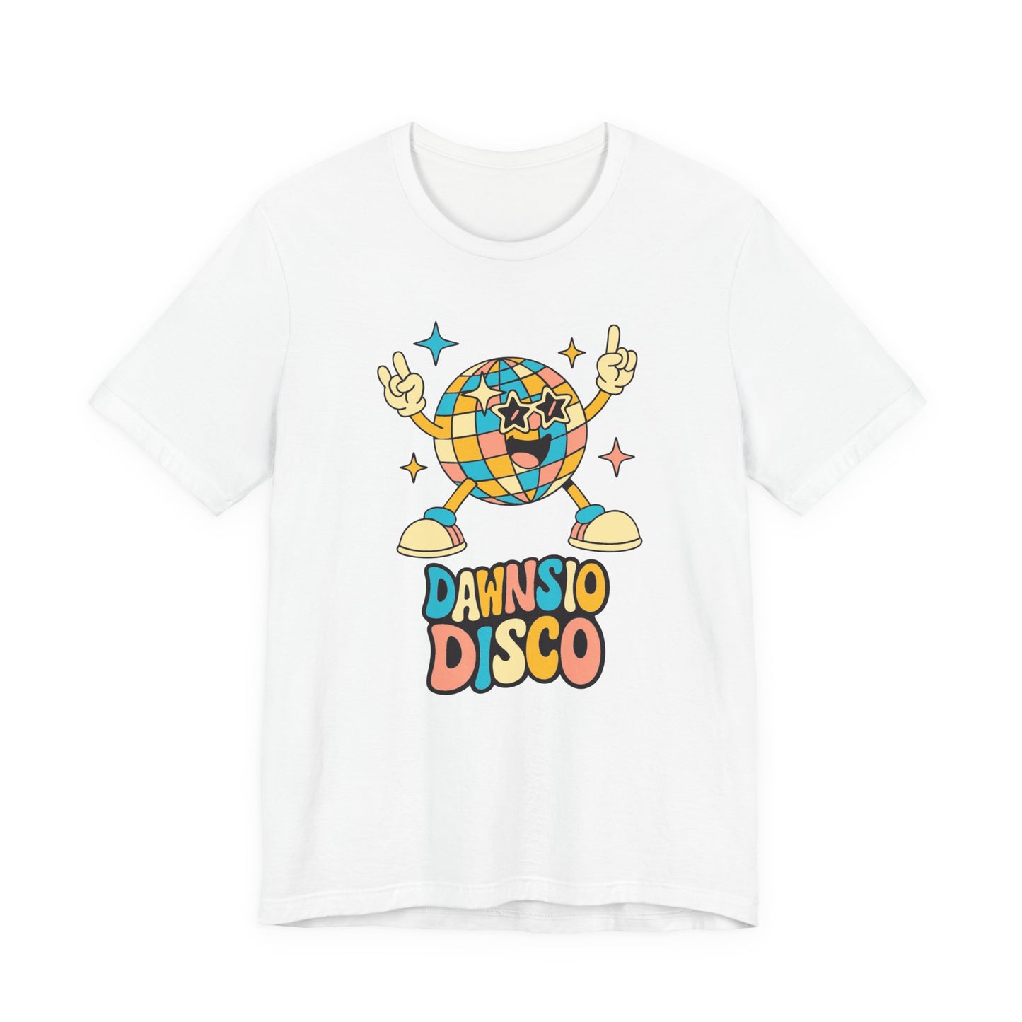 'Dawnsio Disco' Unisex T-Shirt - Retro Disco Ball Tee