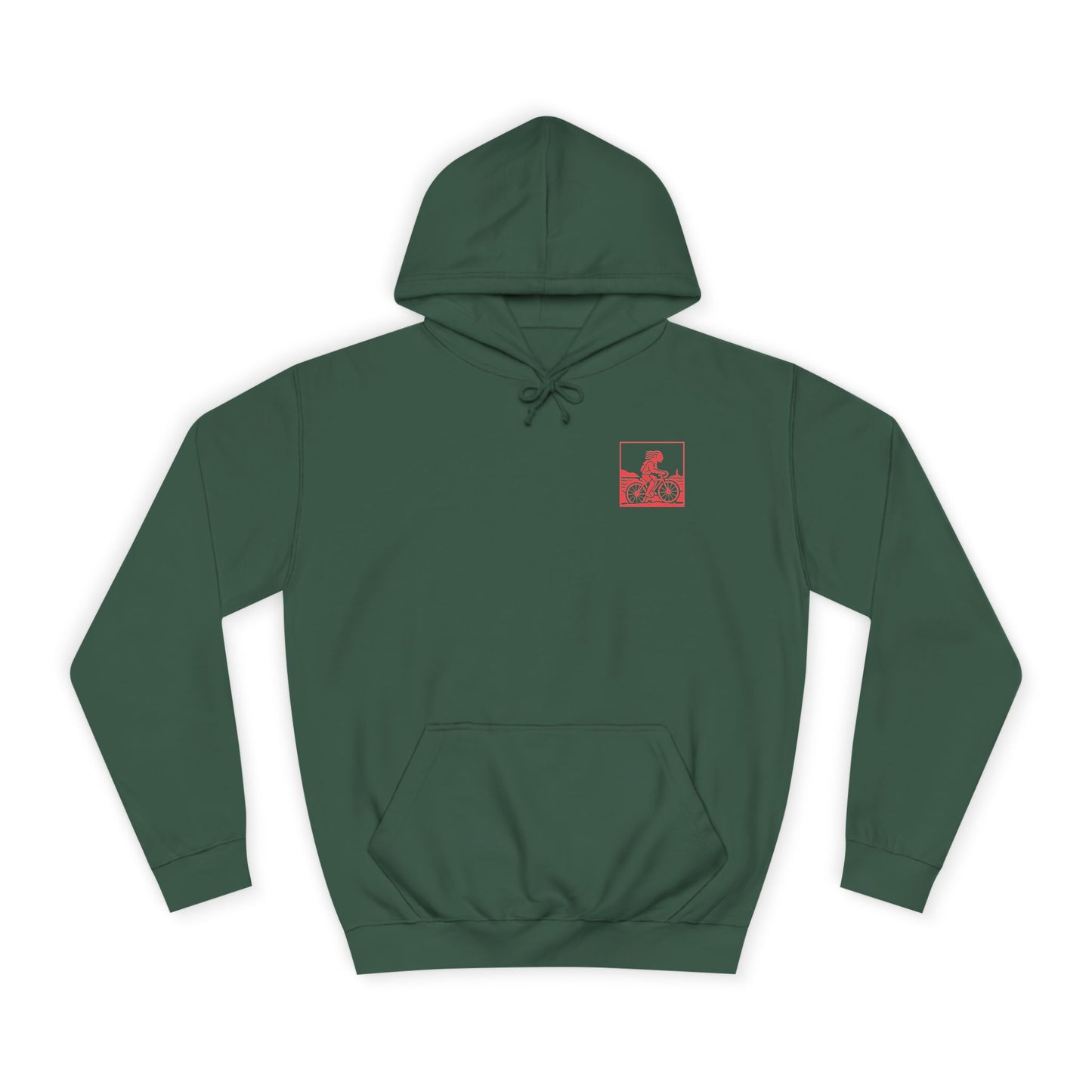 West Wales Cycling Unisex Hoodie - 'Barod Am Y Daith' (Double Sided)