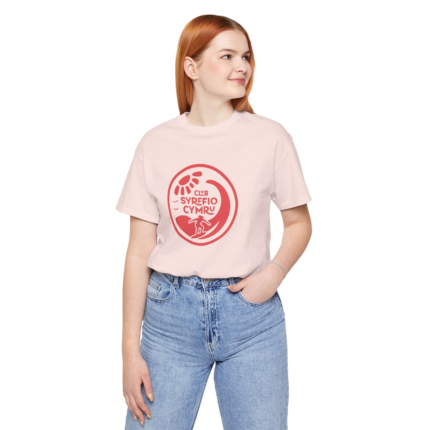 'Clwb Syrffio Cymru' Unisex T-Shirt - Welsh Surf Club Logo Tee