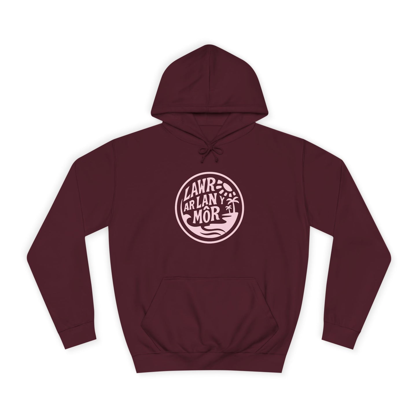 'Lawr Ar Lan Môr' Unisex Hoodie
