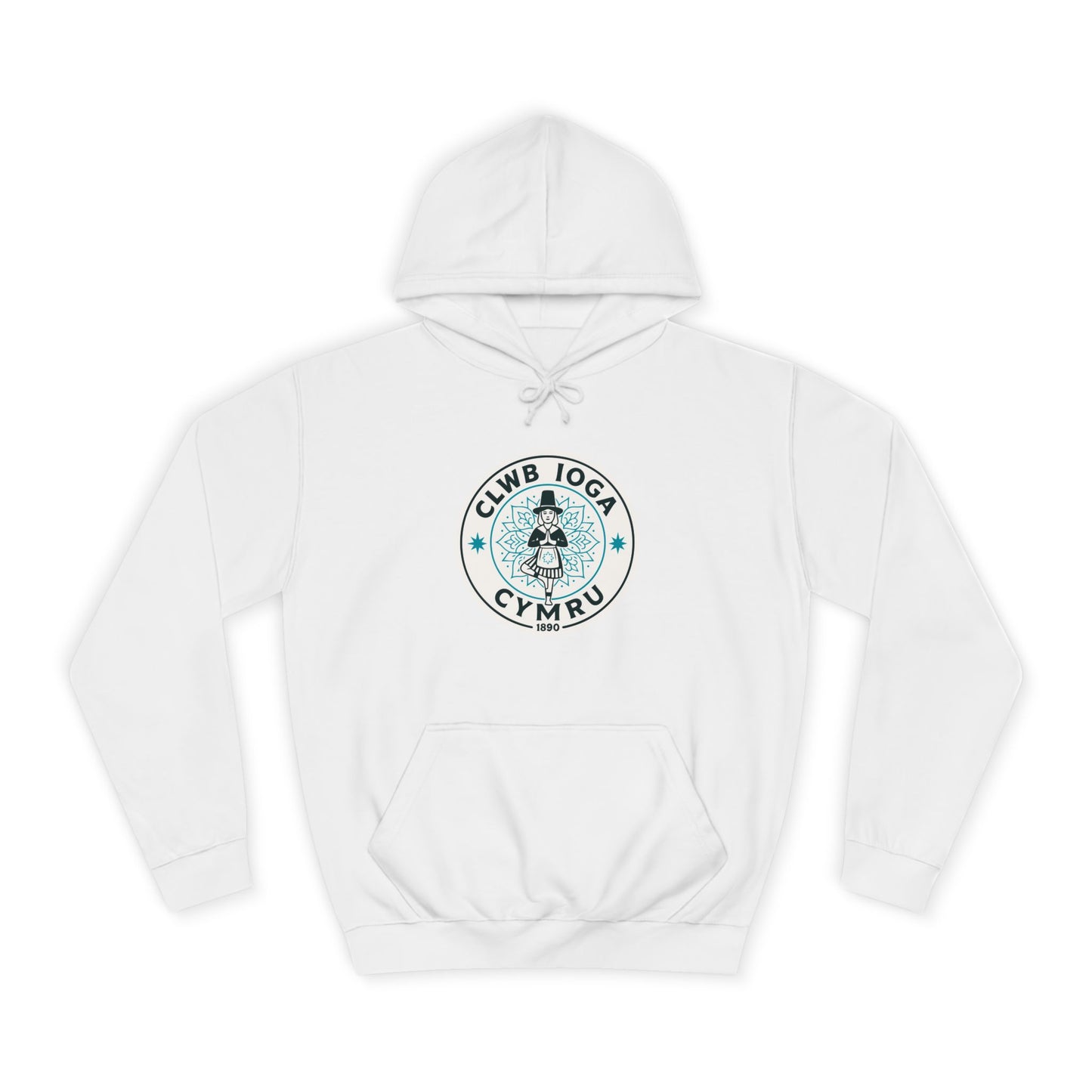 "Clwb Ioga Cymru" Vintage Unisex Hoodie