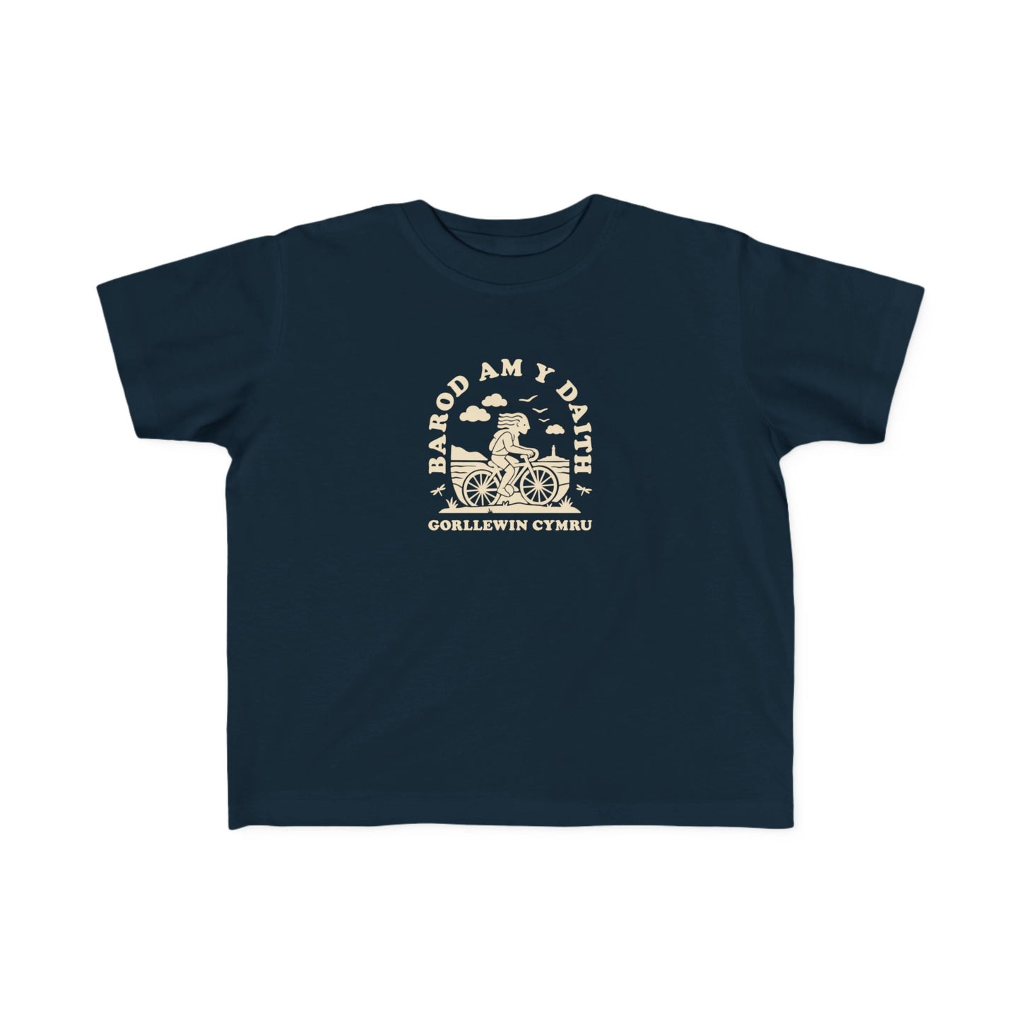 Toddler West Wales T-Shirt - 'Barod Am Y Daith'