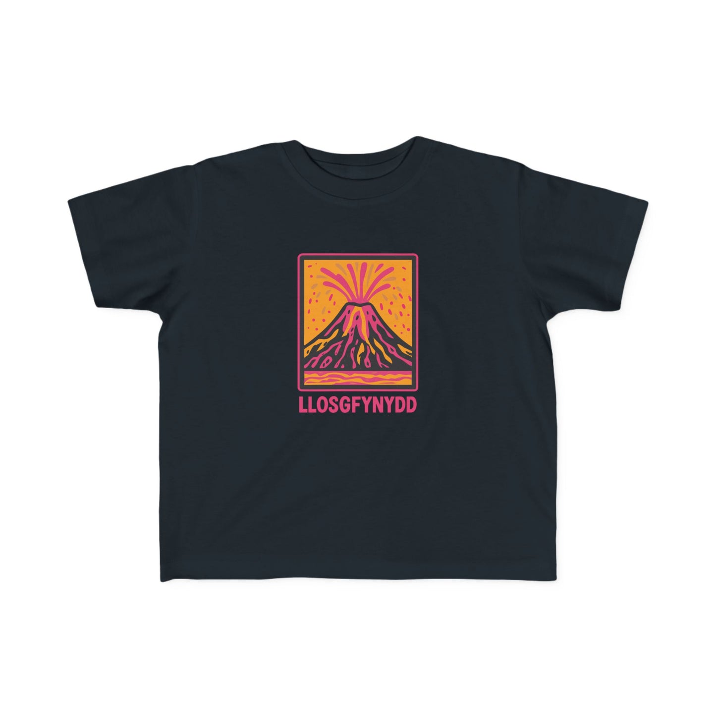 Toddler Volcano T-Shirt - 'Llosgfynydd'
