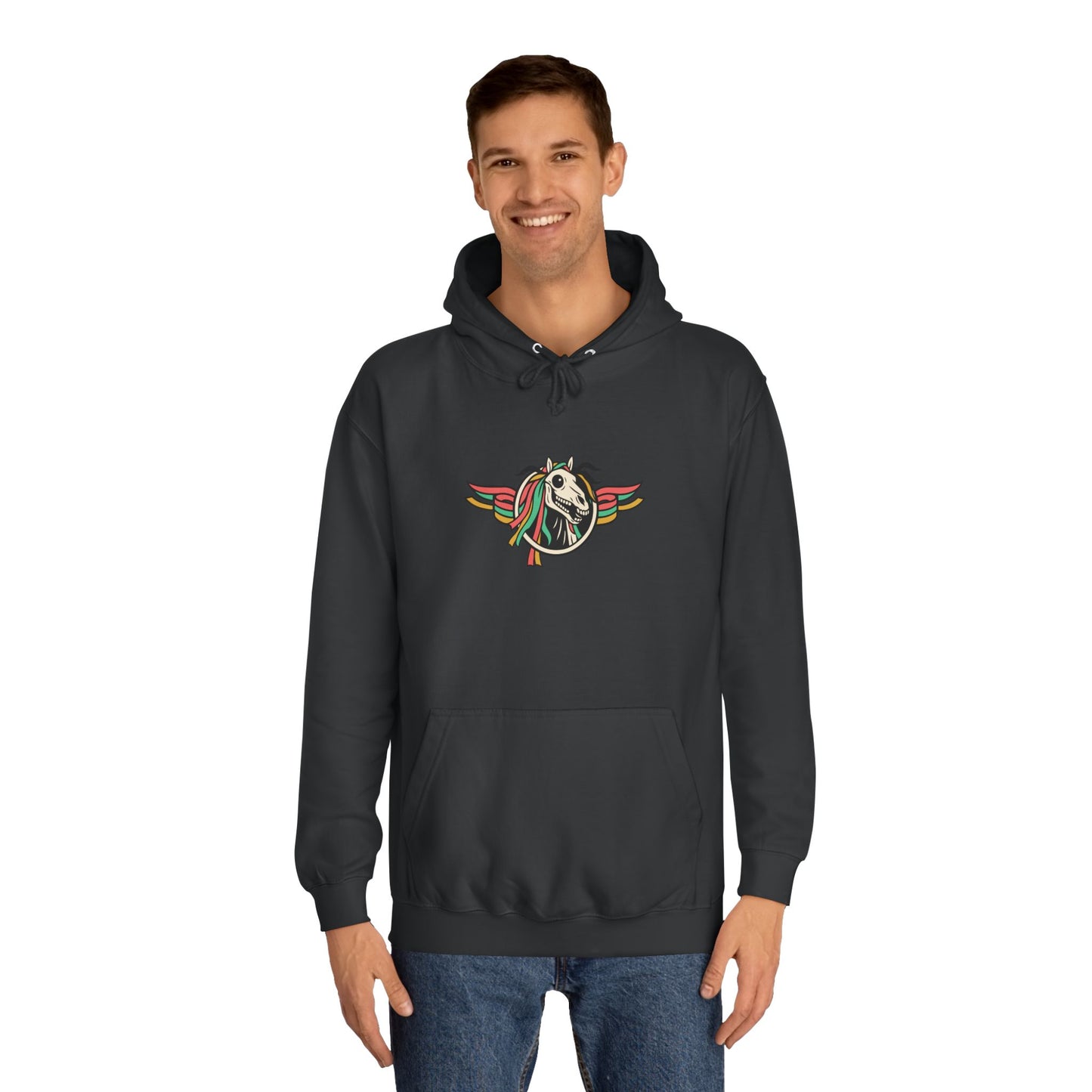 Mari Lwyd Unisex Horse Skull Hoodie