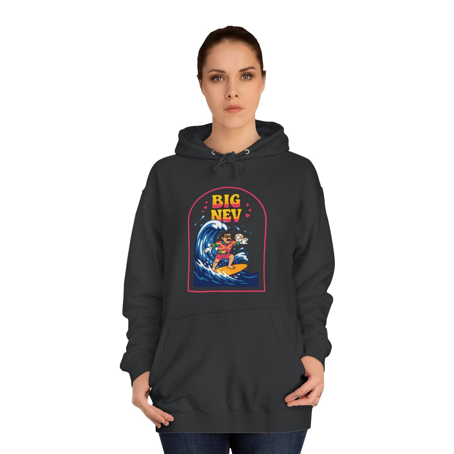 Neville Southall Retro Surfing  Hoodie (Unisex)