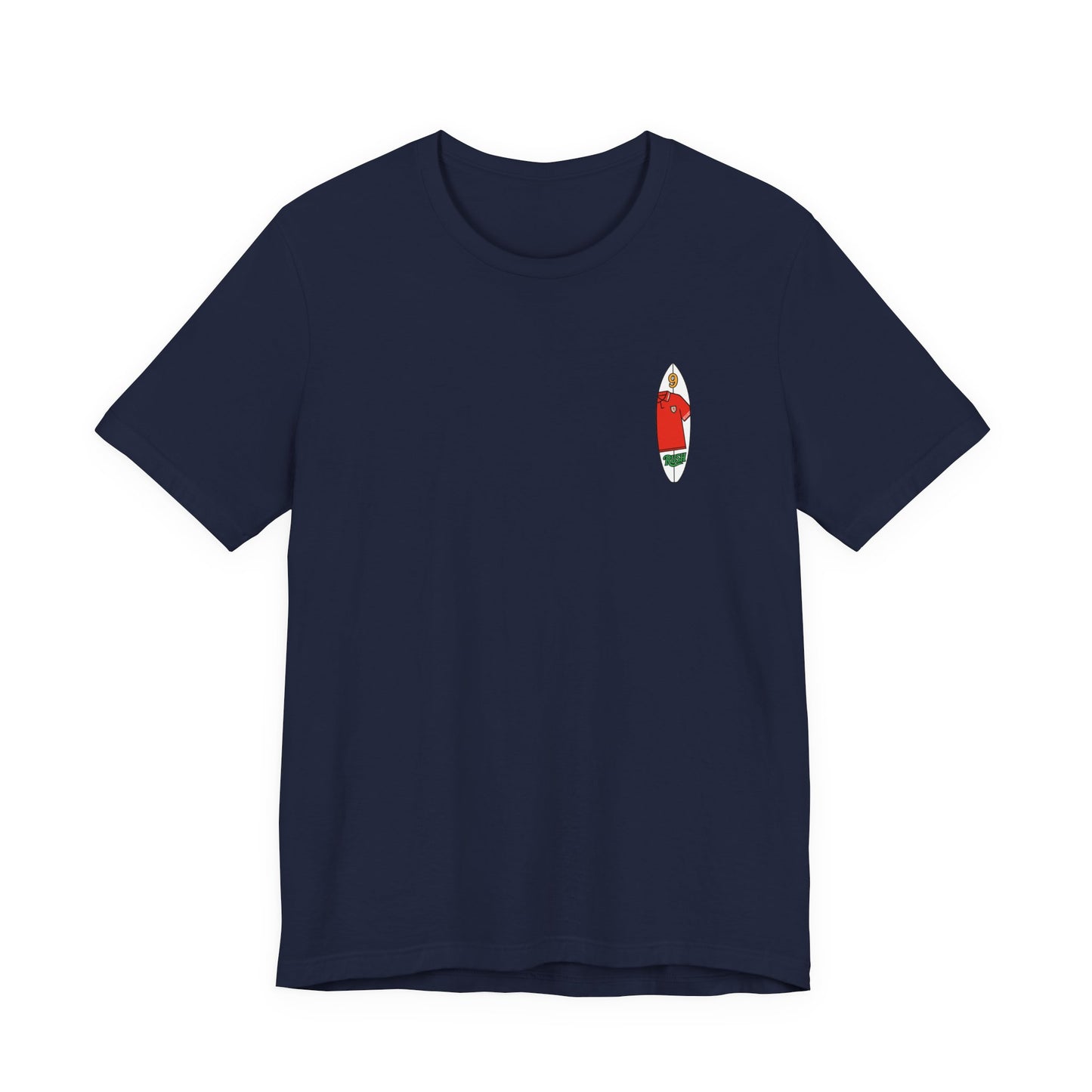 Ian Rush Surf T-Shirt (Unisex) - Wales 90s Kit Football Shirt (Double Sided)