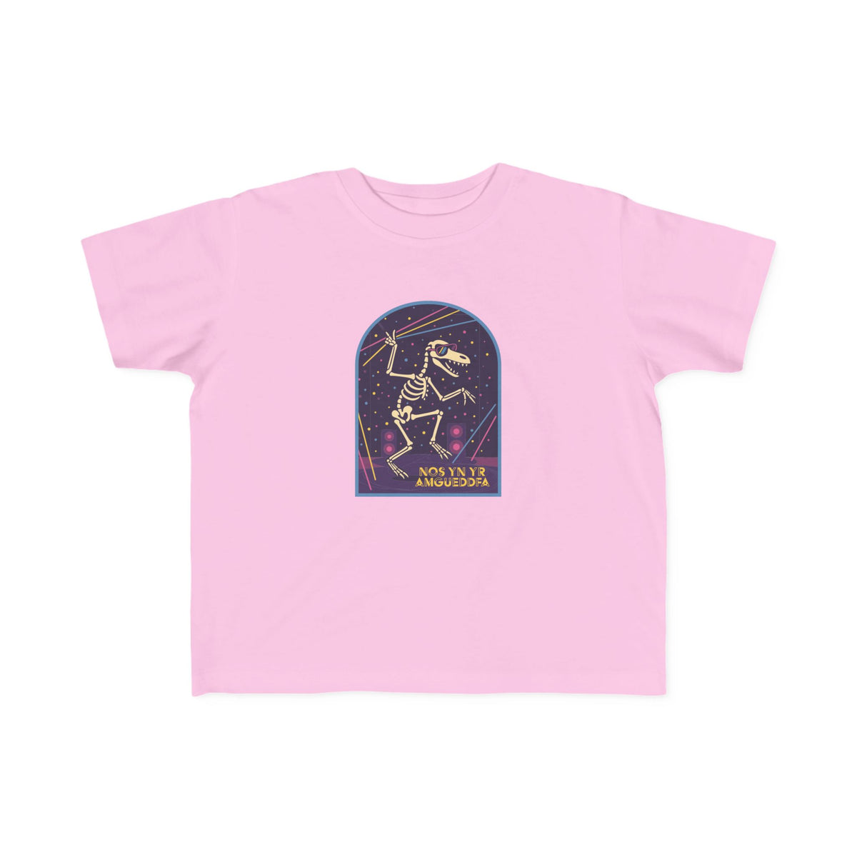 Infant Fossil Dance T-Shirt - 'Nos Yn Yr Amgueddfa'