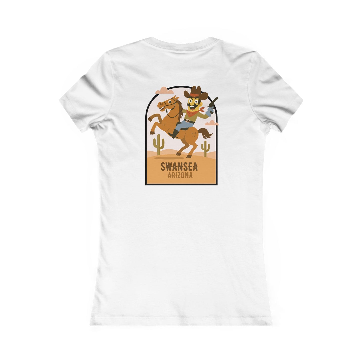 Women's Swansea Arizona Cowboy Tee - Western Double Sided Shirt