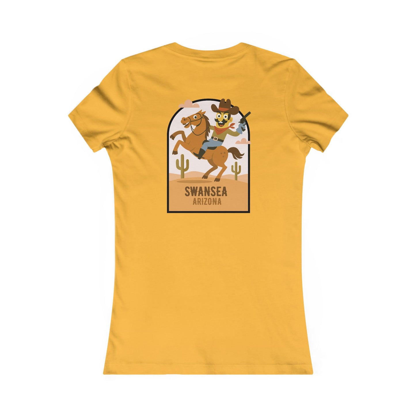 Women's Swansea Arizona Cowboy Tee - Western Double Sided Shirt
